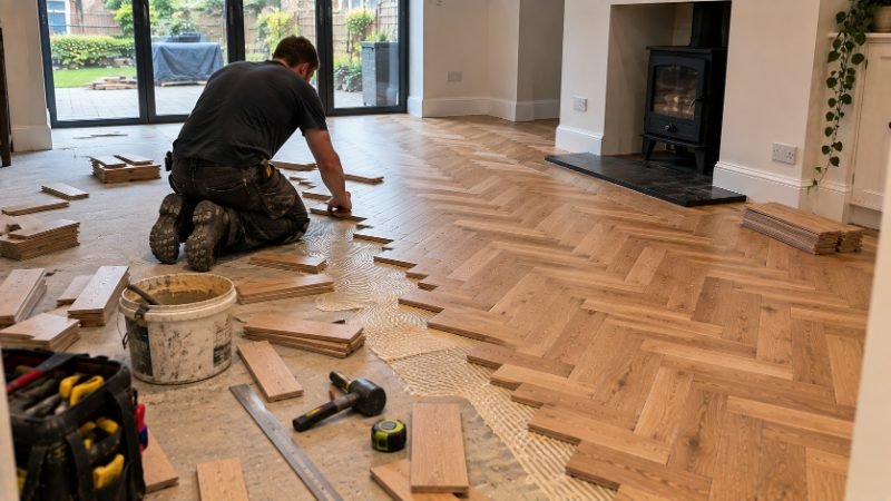 Parquet Herringbone Flooring services in Southampton, Southampton